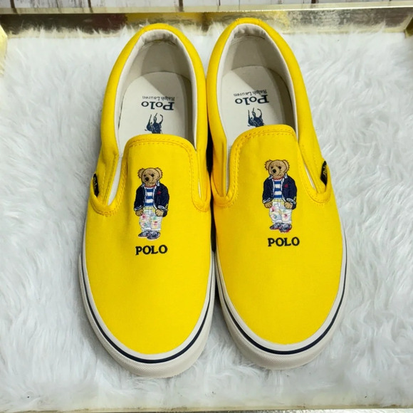 Polo Ralph Lauren Other - Polo Ralph Lauren Polo Bear Keaton Slip on Shoes New